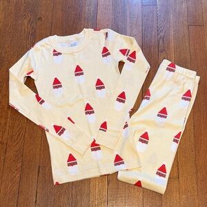 Hanna Anderson Santa Claus Pajama Set Size 10